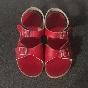 Girls red sandals